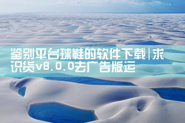 鉴别平台球鞋的软件下载
